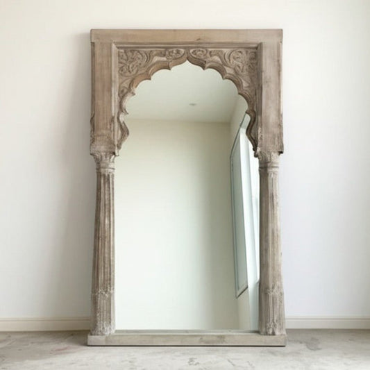 Antique Bleach Arch Mirror - BHM HomeMirrors and Doors