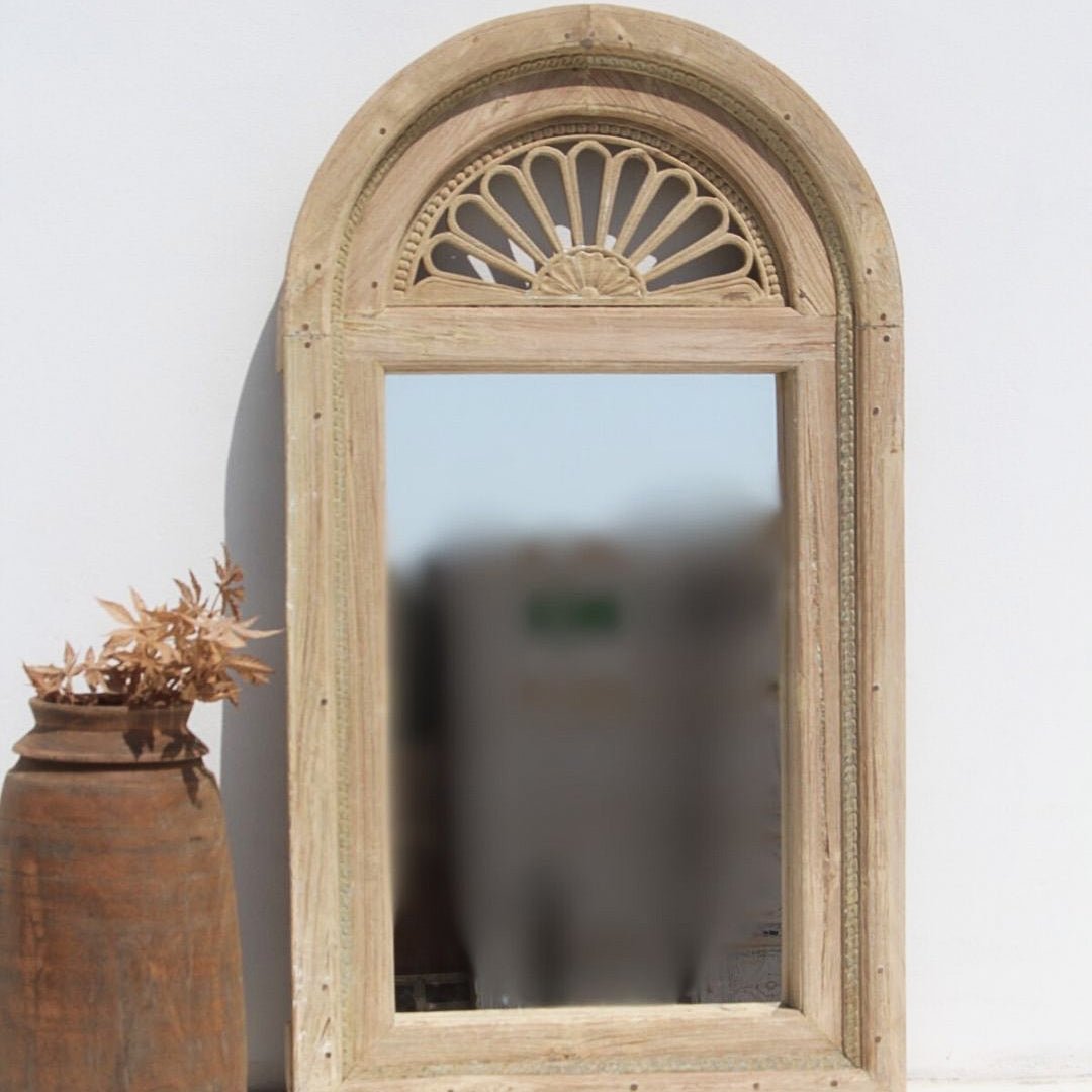 Arched Carved Mirror - BHM Home