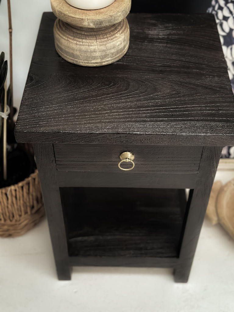 Ashen Bedside Sidetable - BHM Home