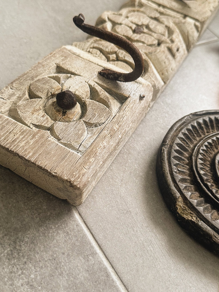 Carved Vintage Wall Hook - BHM Home