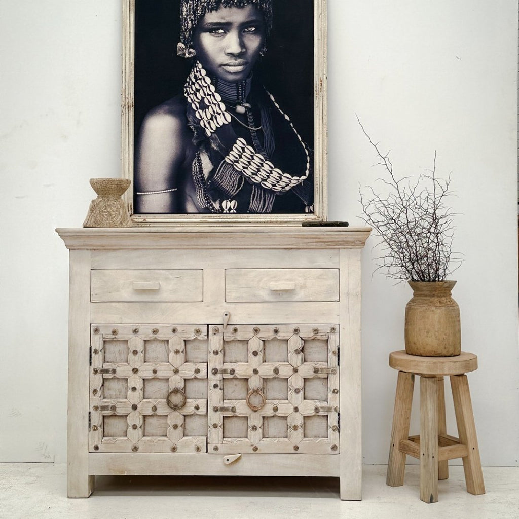 Indian Cupboard With Draws - BHM Home