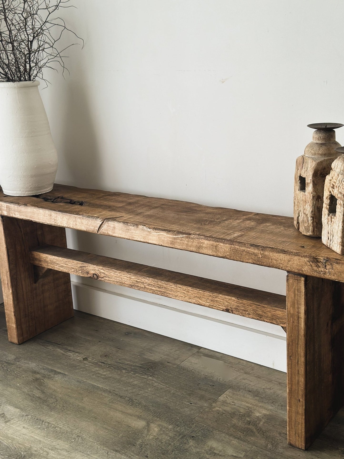 Rustic Wooden Bench - BHM Home