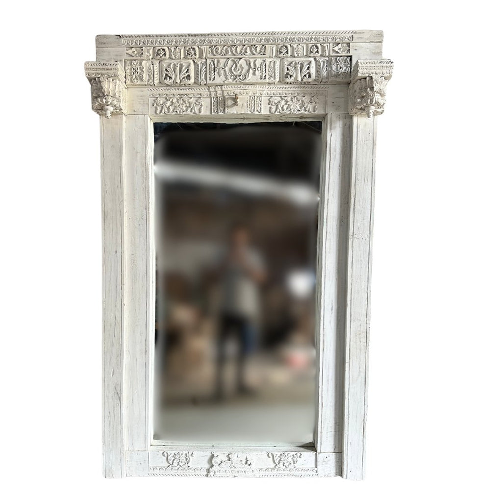 Sundar Mirror Whitewash - BHM Home