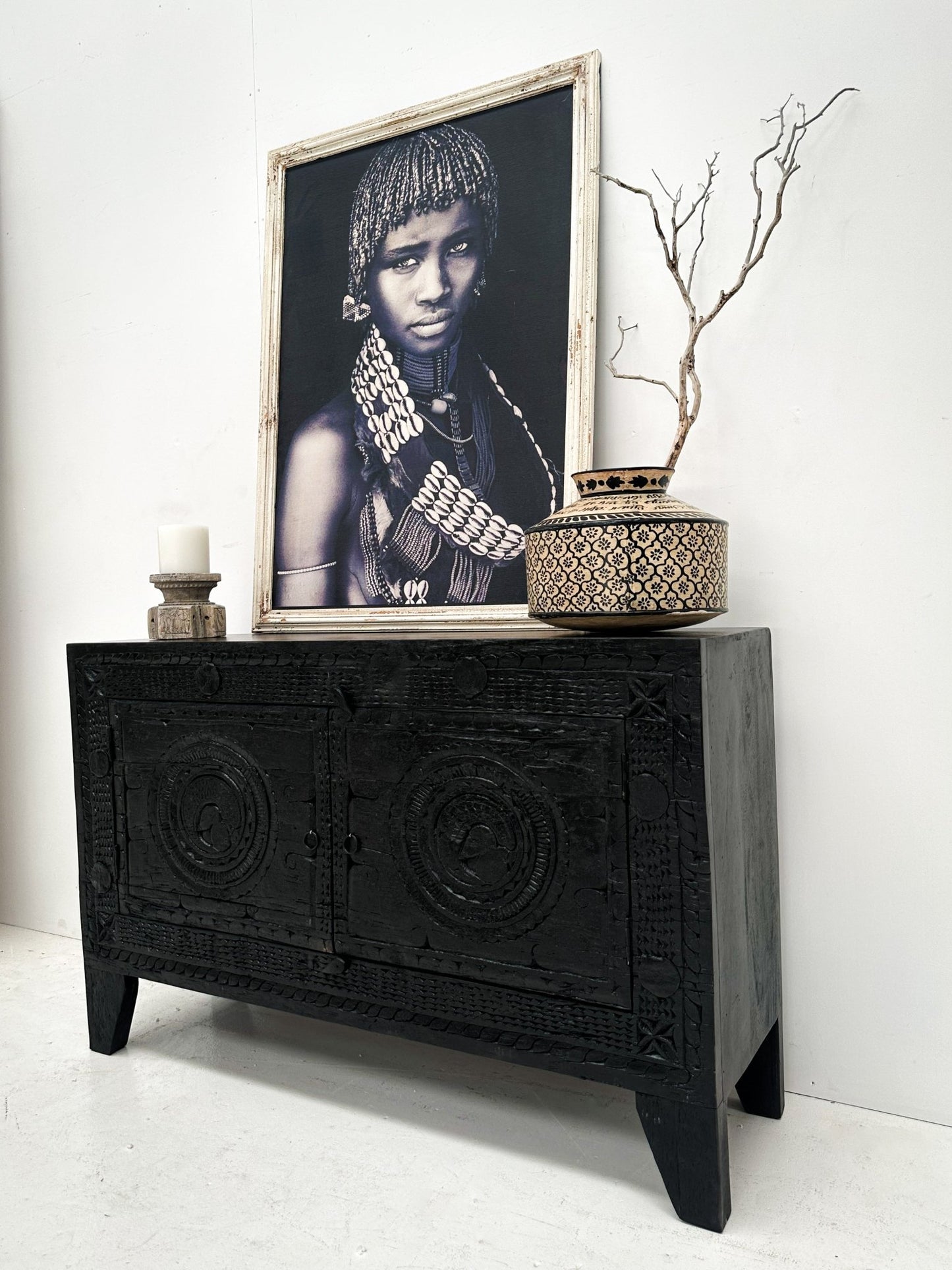 Vintage Almirah Cupboard - BHM Home