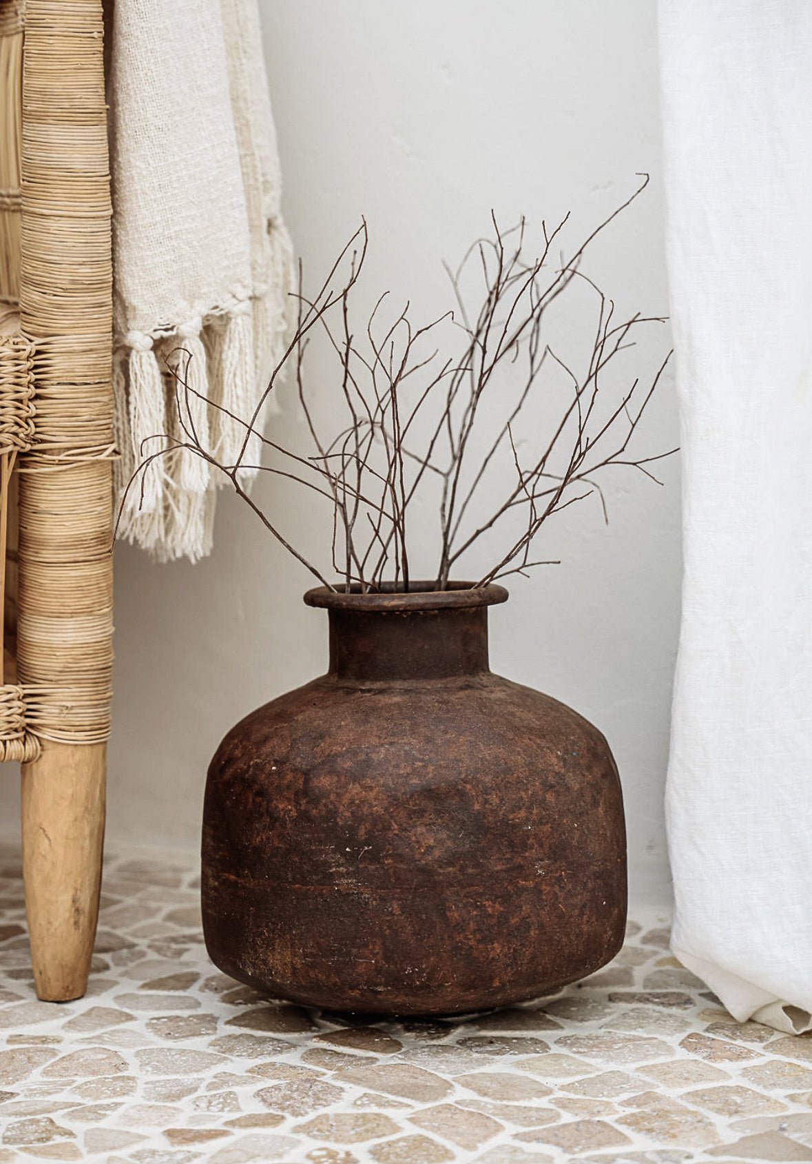 Vintage Iron Vessel - BHM Home