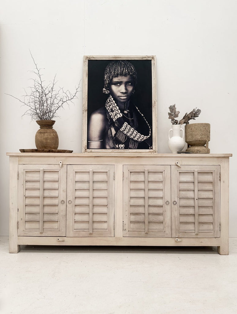 Vintage Shutter Sideboard - BHM Home